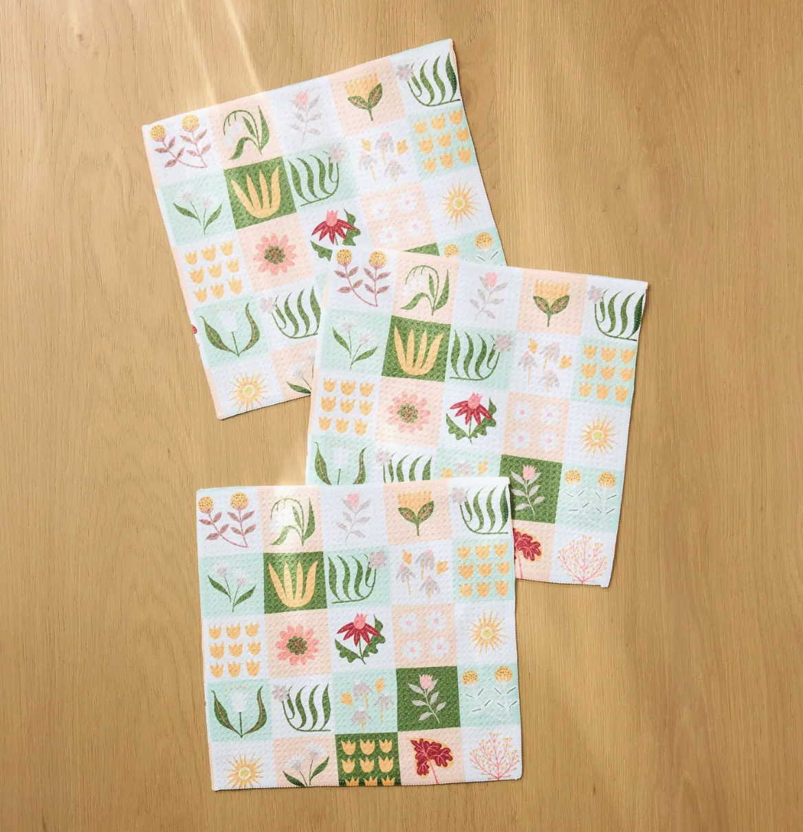 Patchwork Garden Dishcloth Set