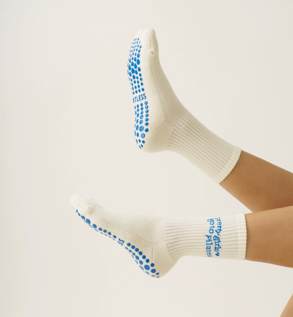 Pilates Girl Blue Grip & Pilates Socks