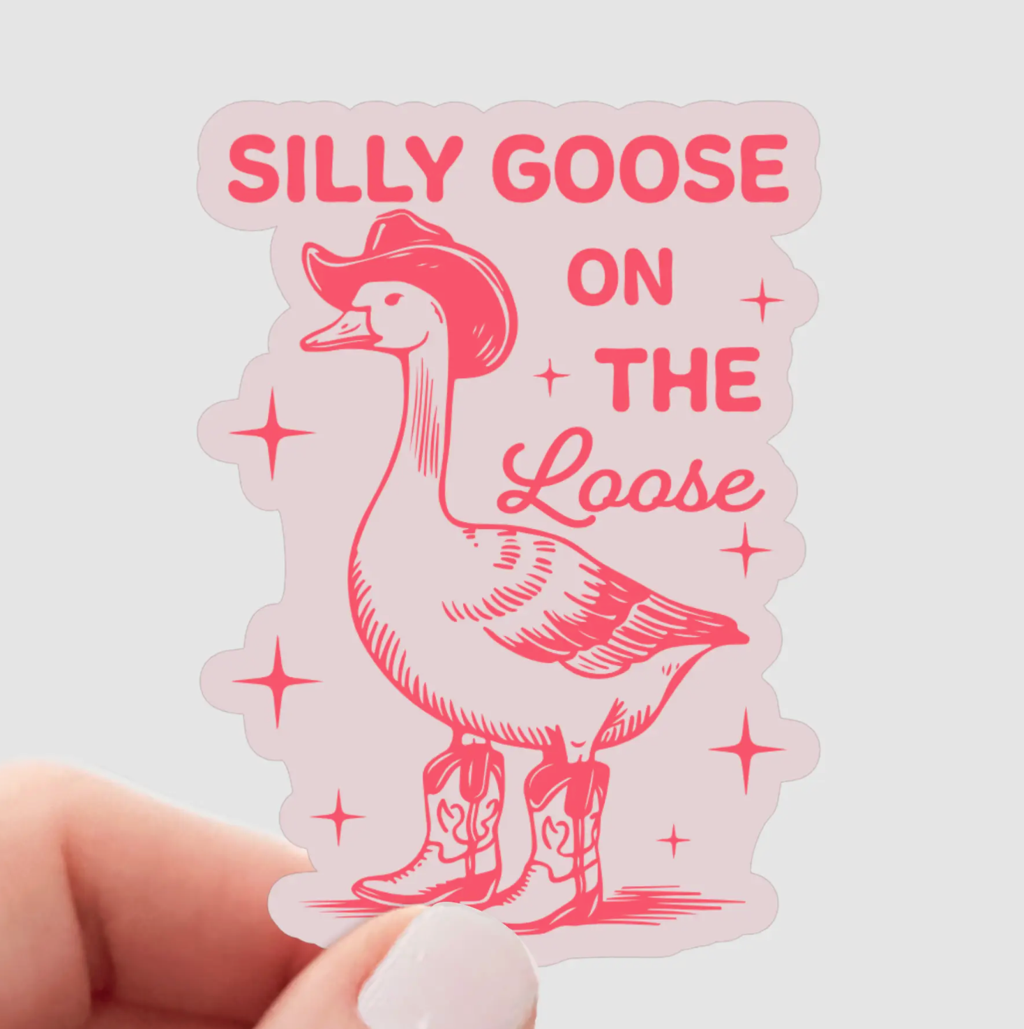 Silly Goose On the Loose Sticker