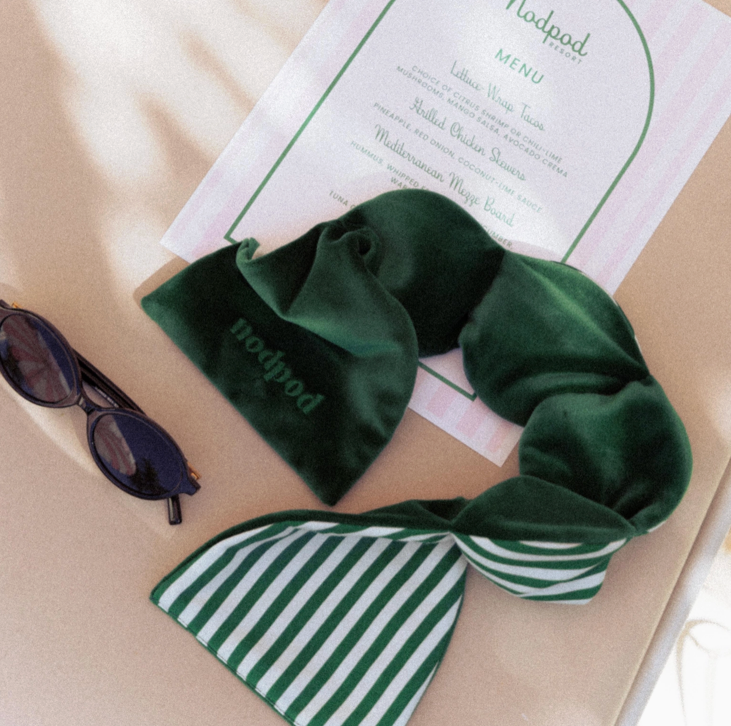 Green Resort Weighted Sleep Mask