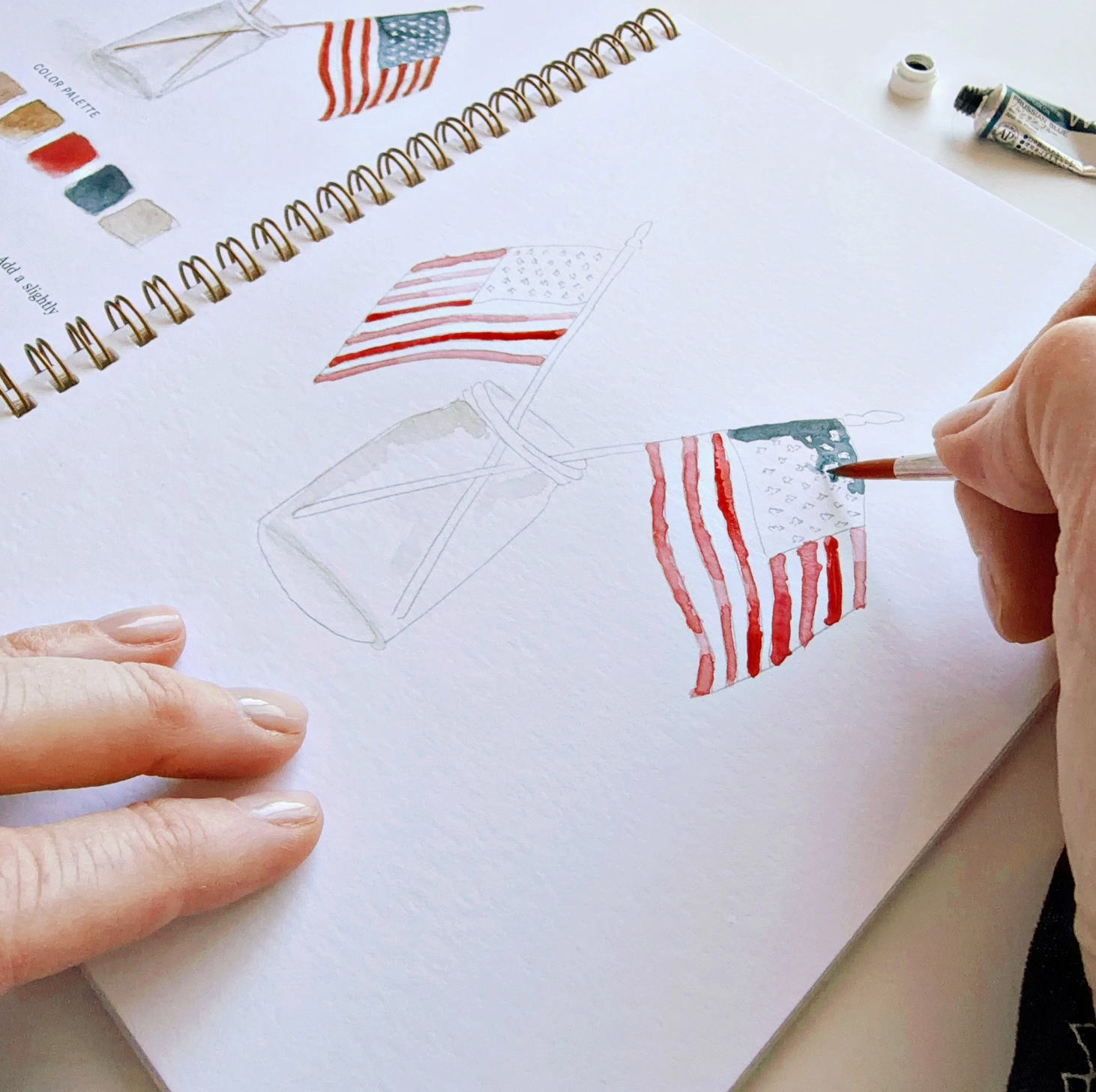 Americana Watercolor Workbook