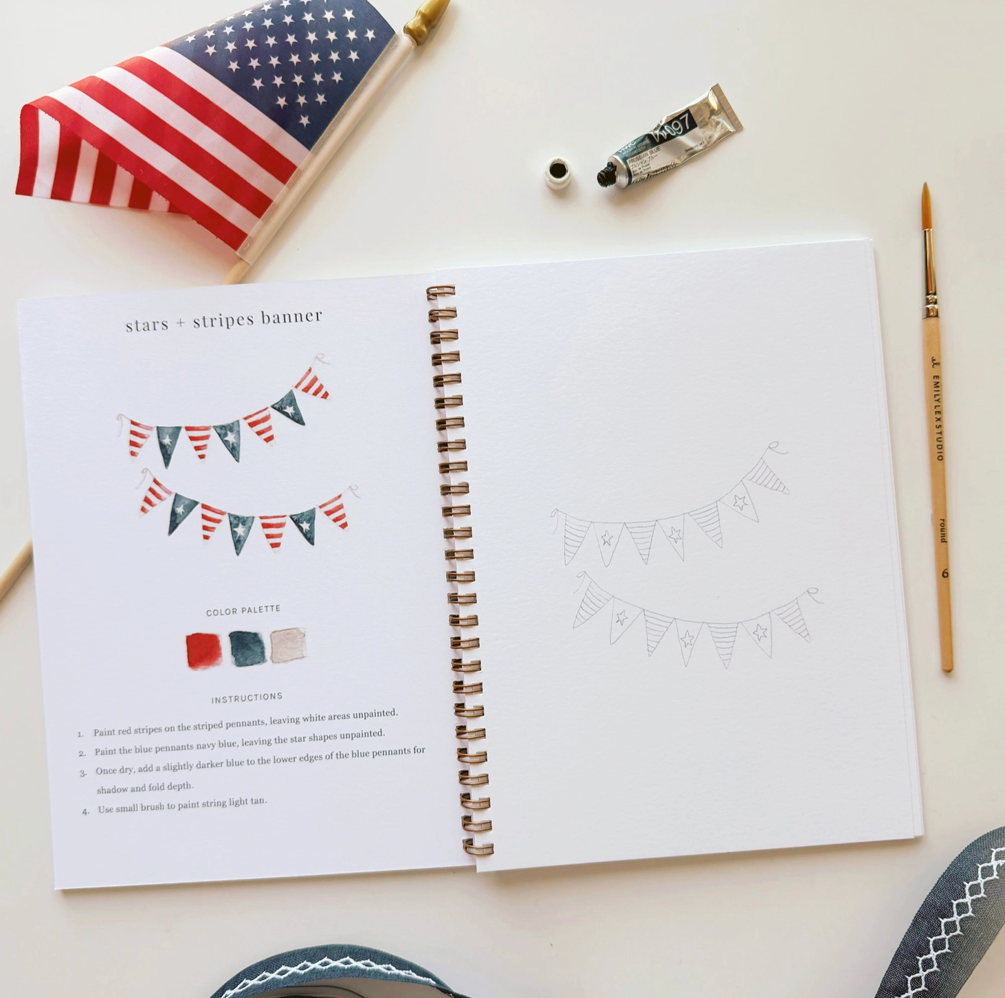 Americana Watercolor Workbook