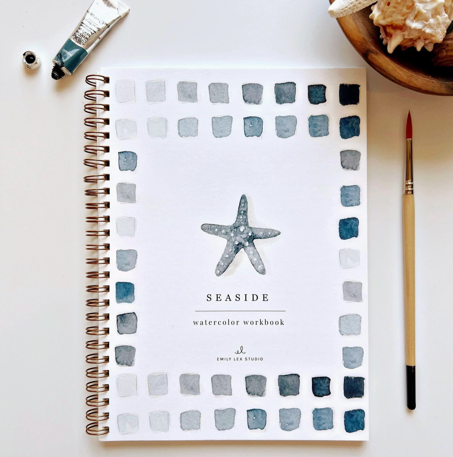 Seaside Watercolor Workbook