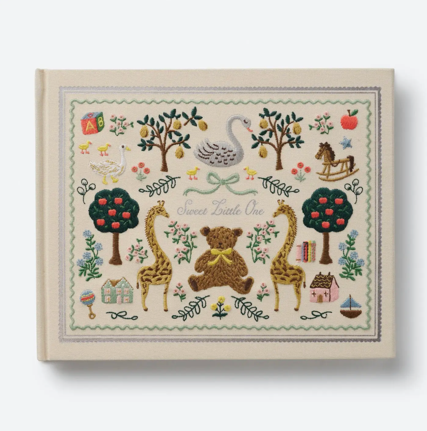 Storybook Embroidered Baby Book