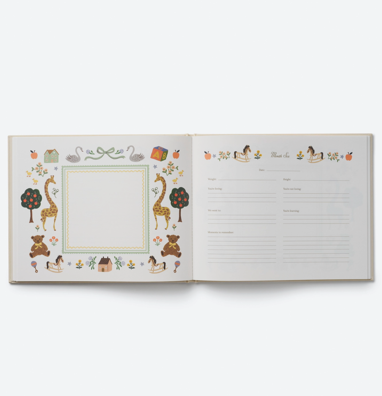 Storybook Embroidered Baby Book
