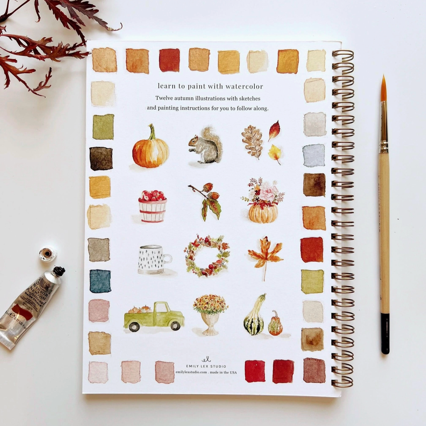 Autumn Watercolor Workbook