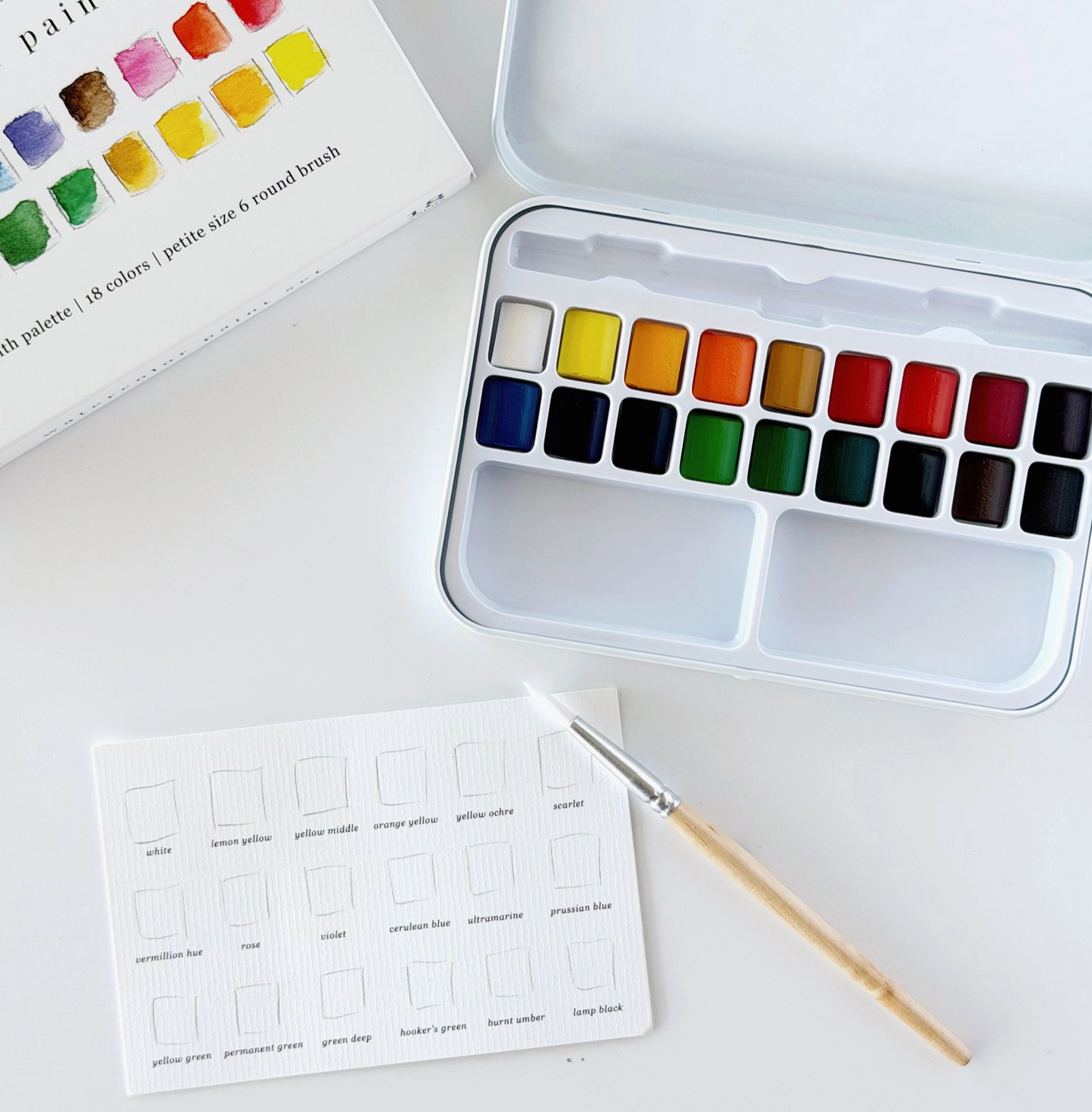Watercolor Paint Set