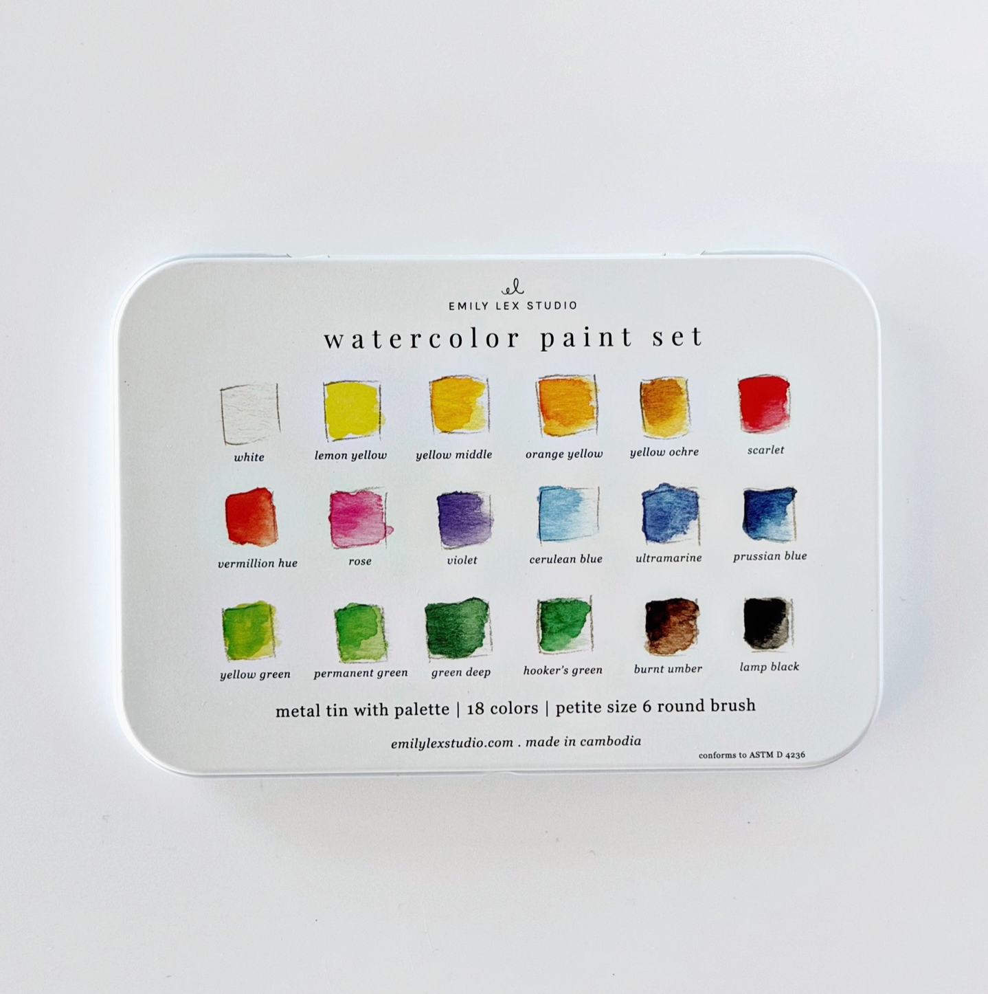 Watercolor Paint Set