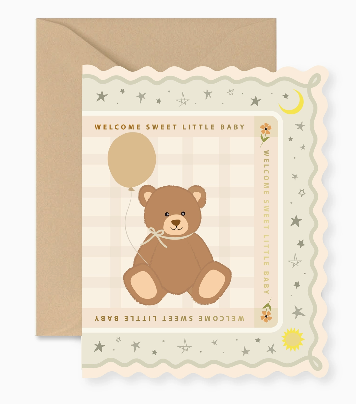 Welcome Baby Bear Card