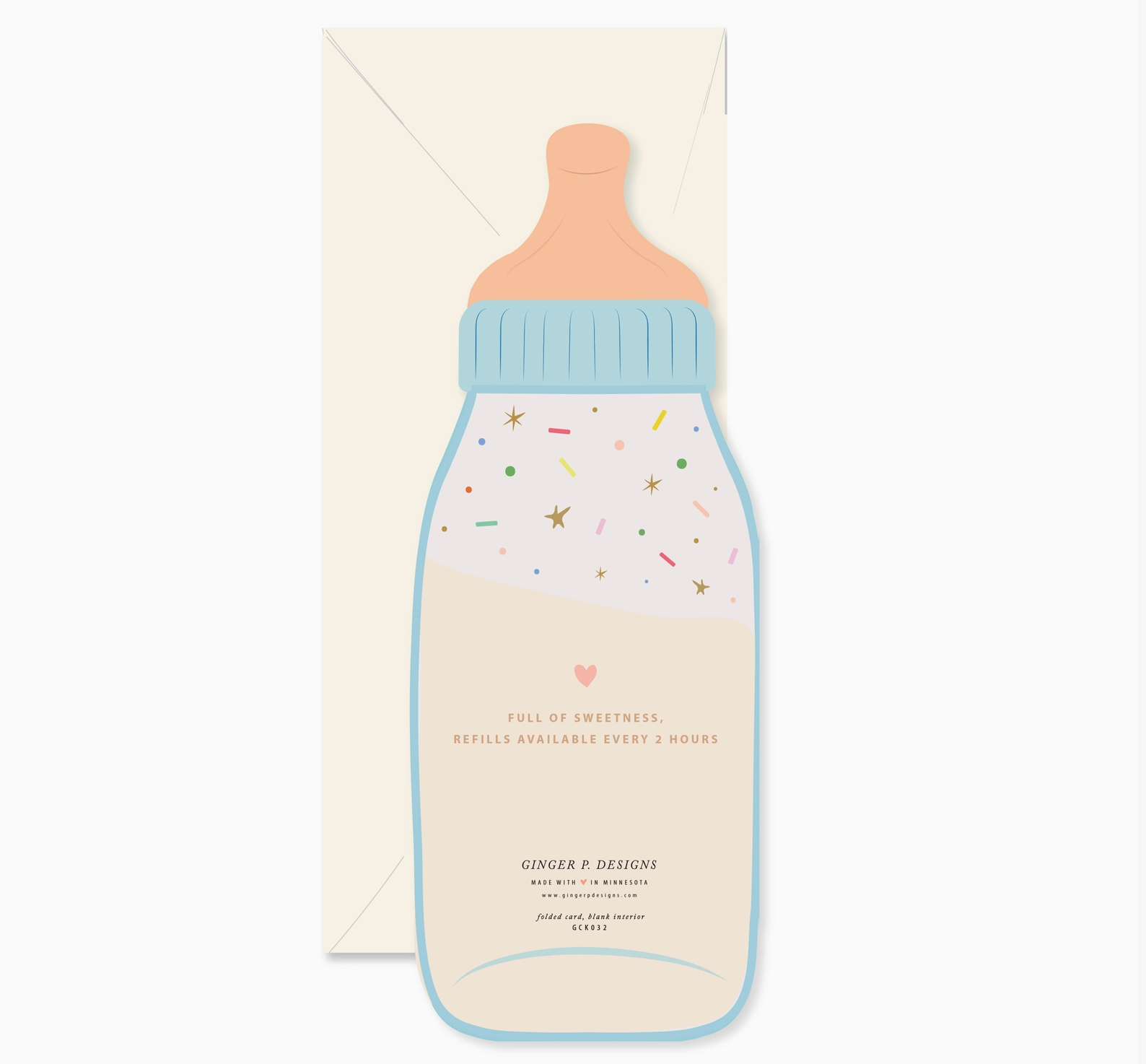 Baby Bottle Card