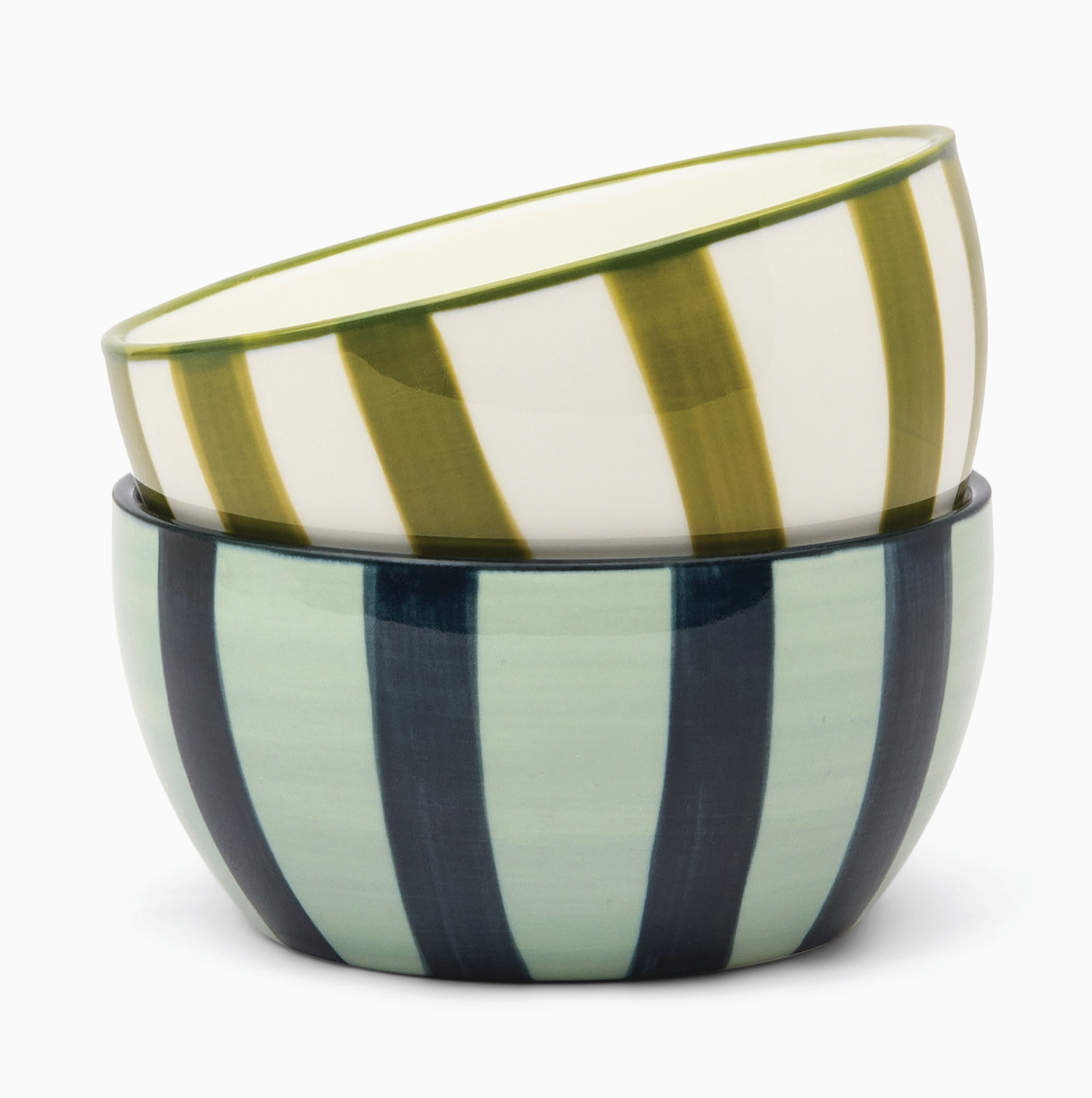 The Bella Dipping Bowls - Set of 2 - Greens