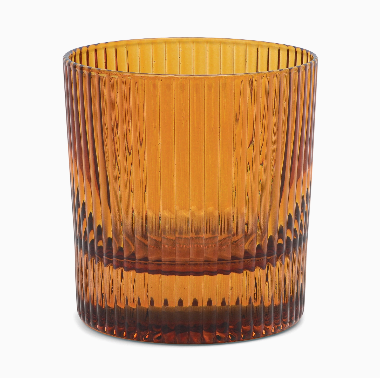 The Scout Lowball Glass - Amber