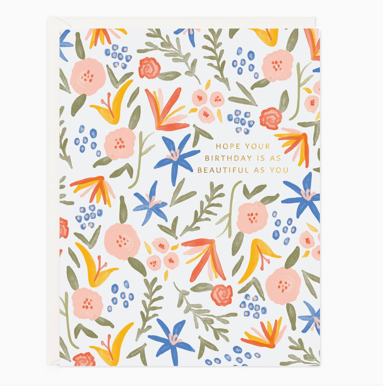 Birthday Floral Spice Card
