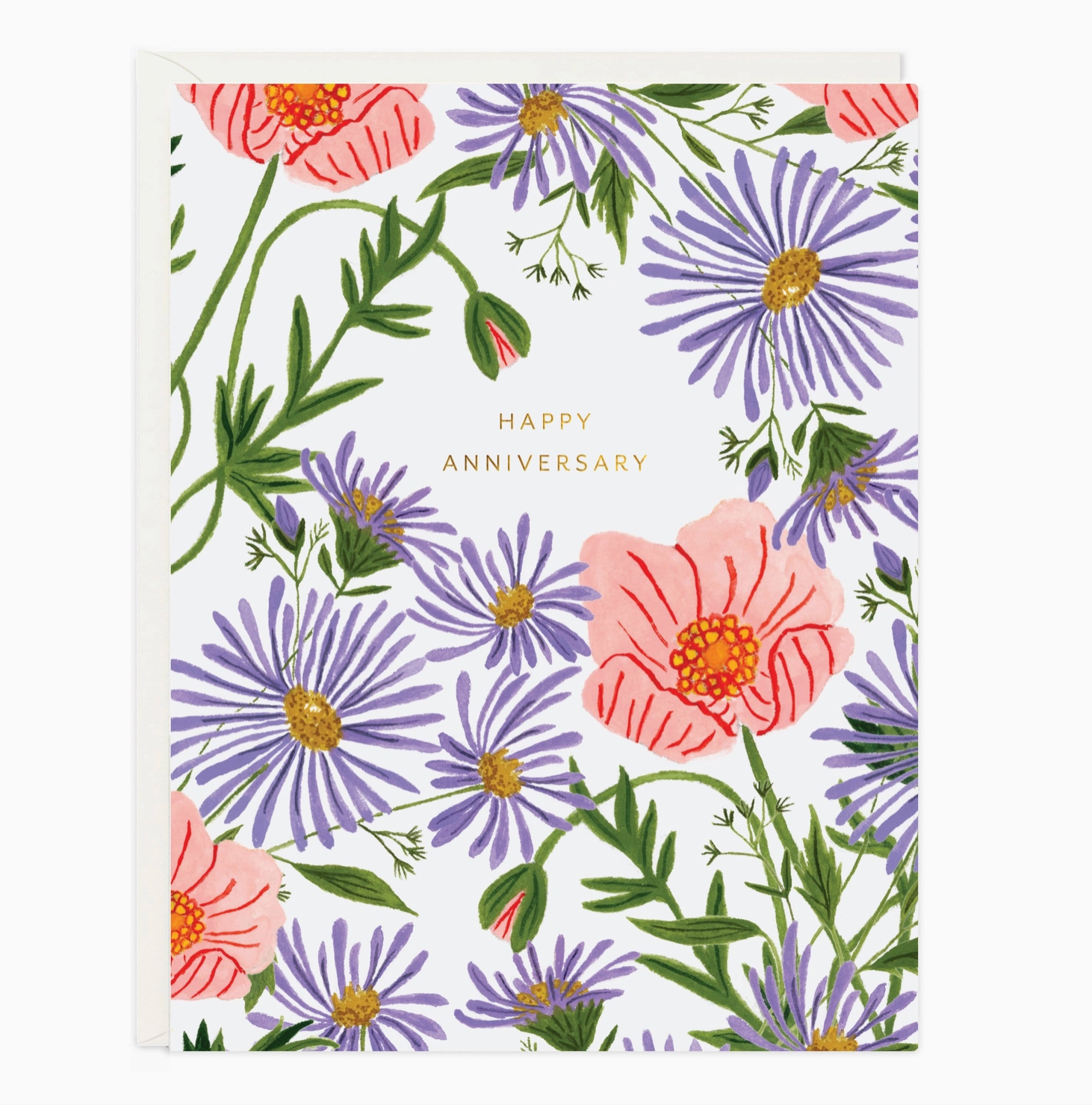 Poppy Anniversary Card