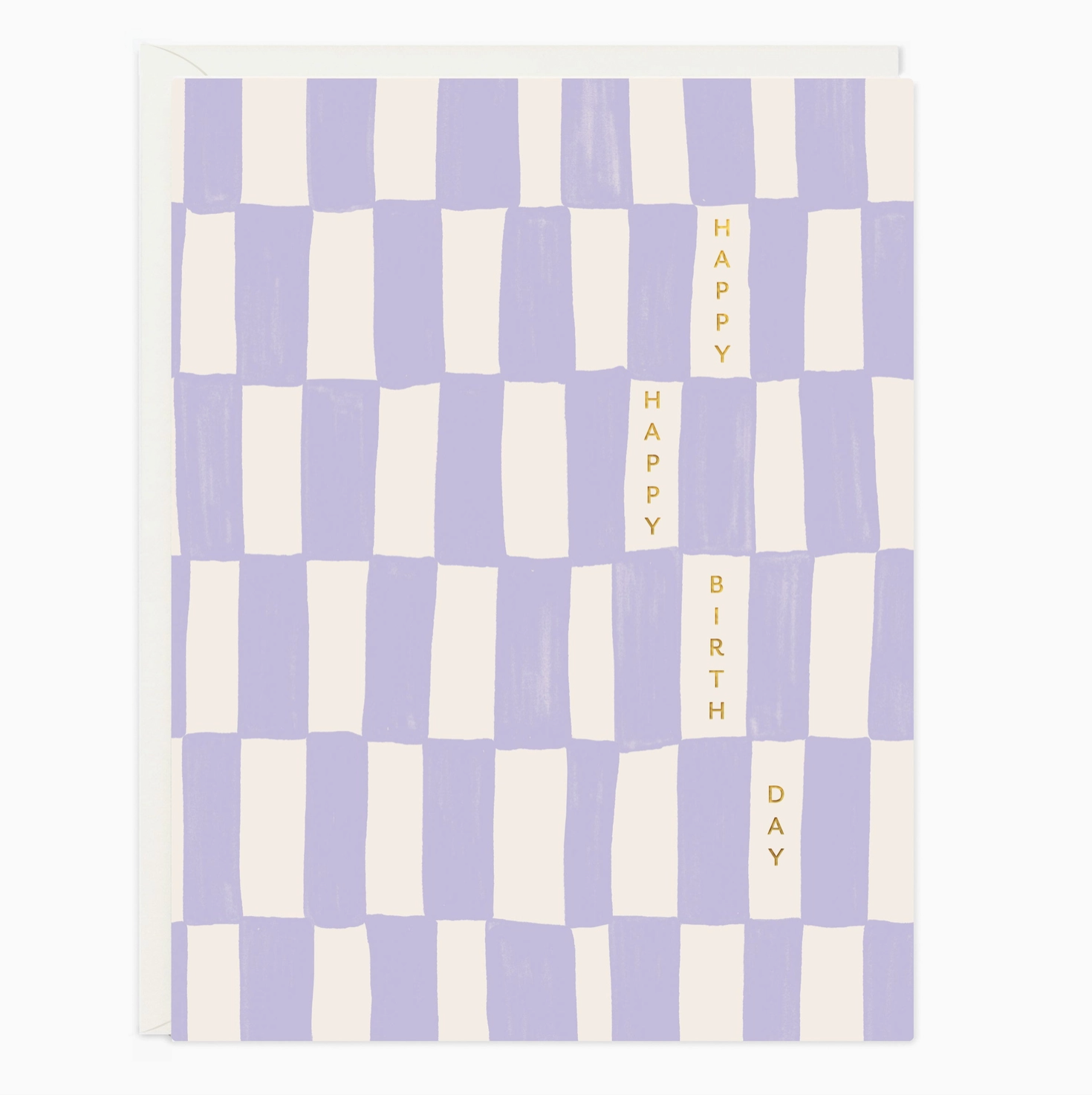Lilac Birthday Check Card