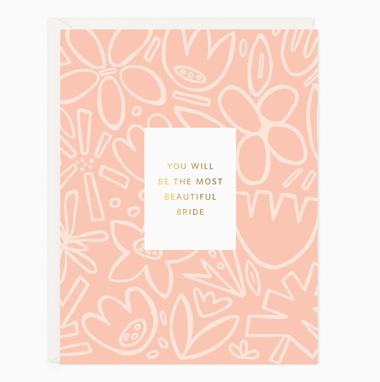 Floral Bridal Card
