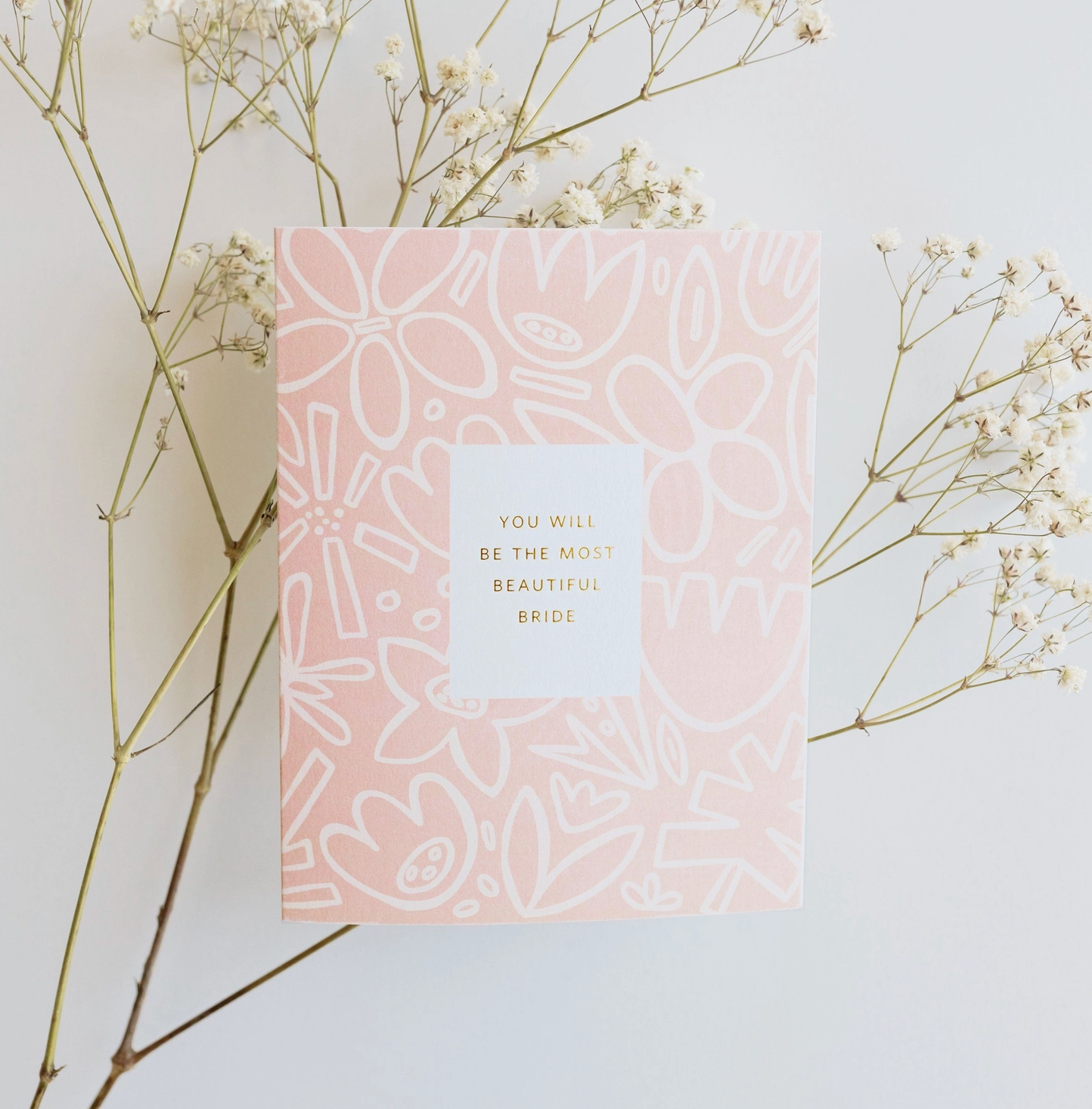 Floral Bridal Card