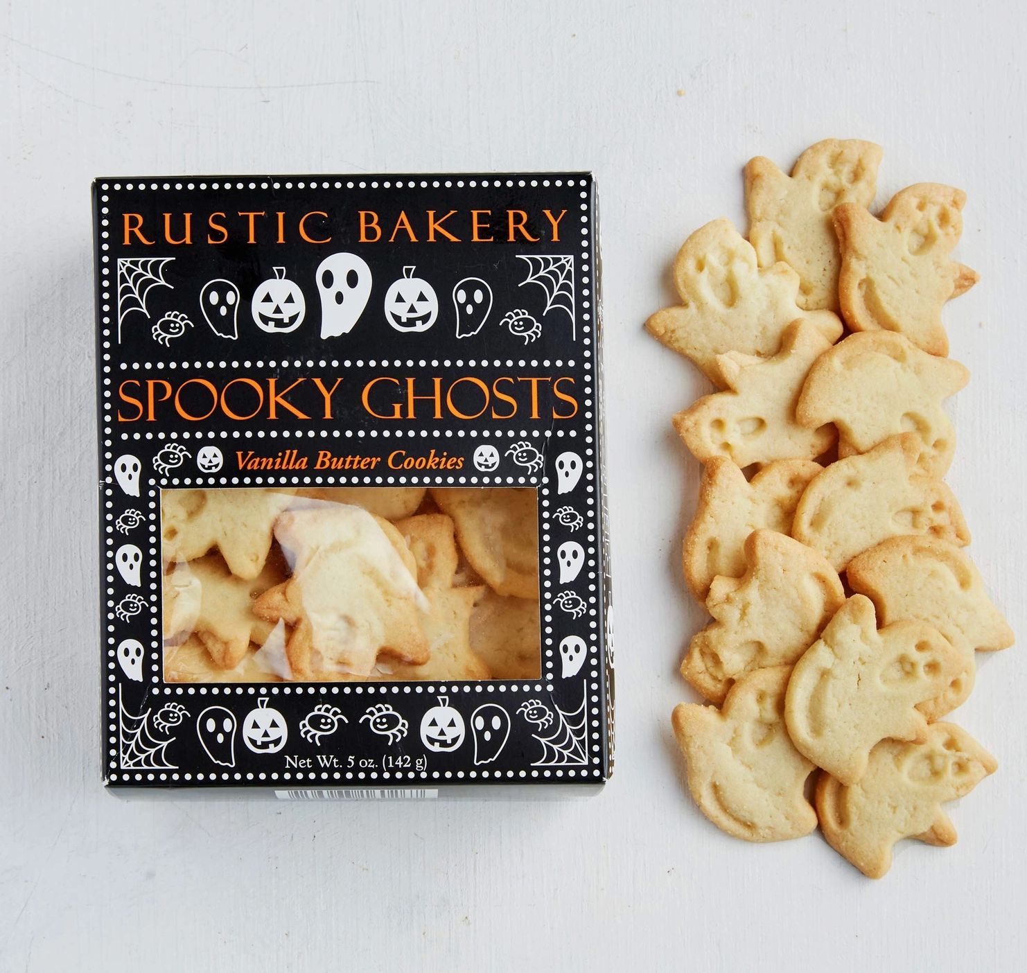 Spooky Ghosts Vanilla Cookies