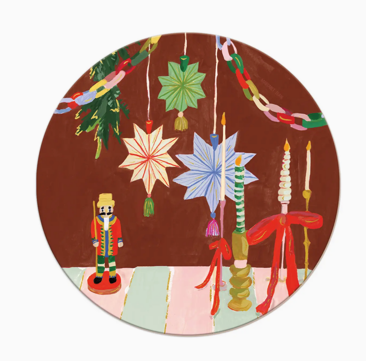 Ribbons + Festivities Coaster