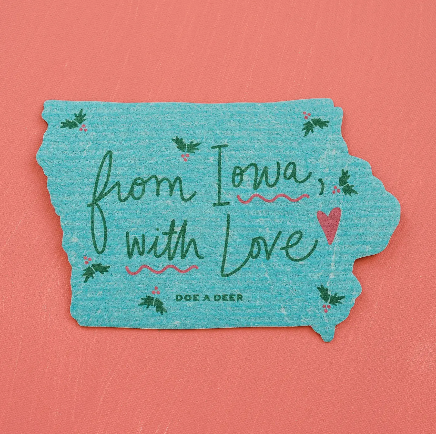 From Iowa, with Love Iowa Swedish Dishcloth