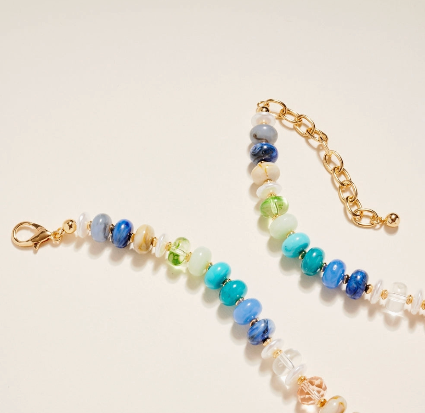 Mixed Colorful Resin Bead Necklace