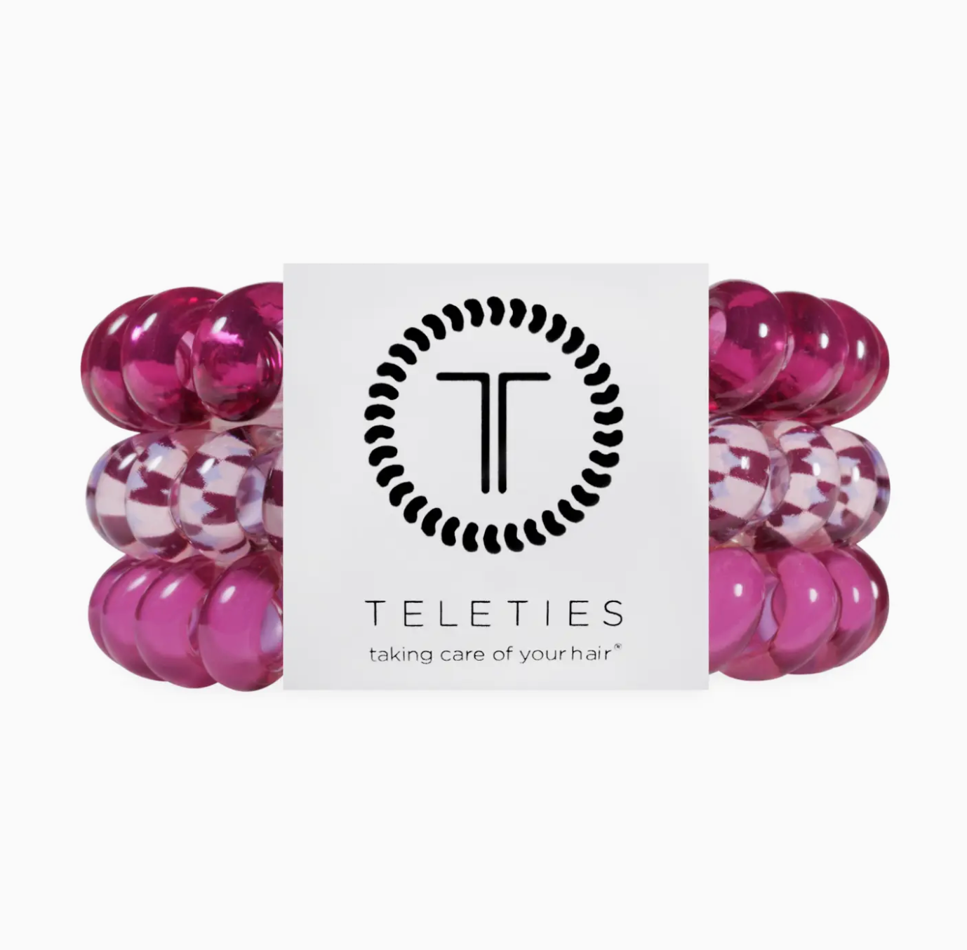 Spiral Hair Coils/Ties - Merlot After Midnight