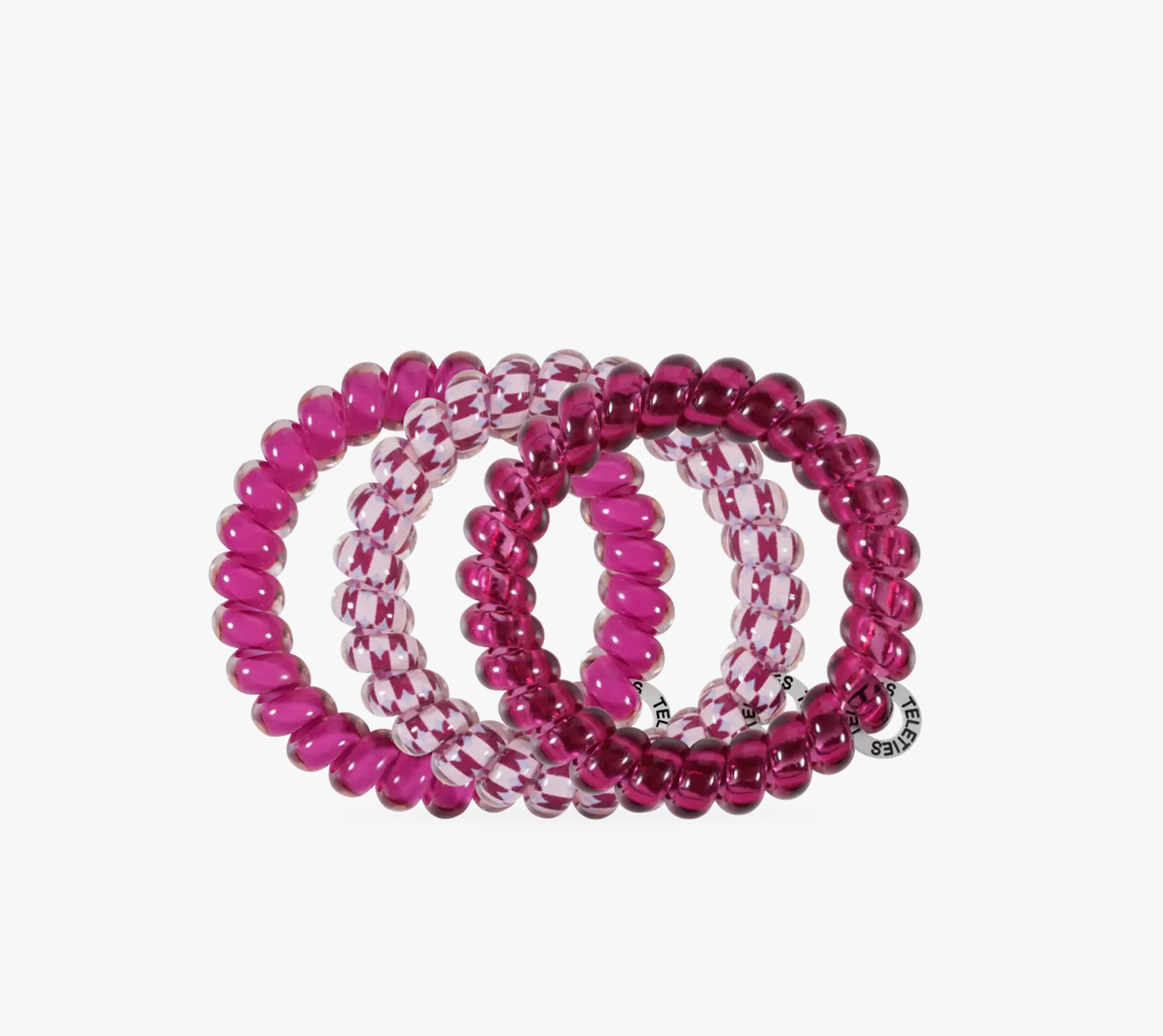 Spiral Hair Coils/Ties - Merlot After Midnight