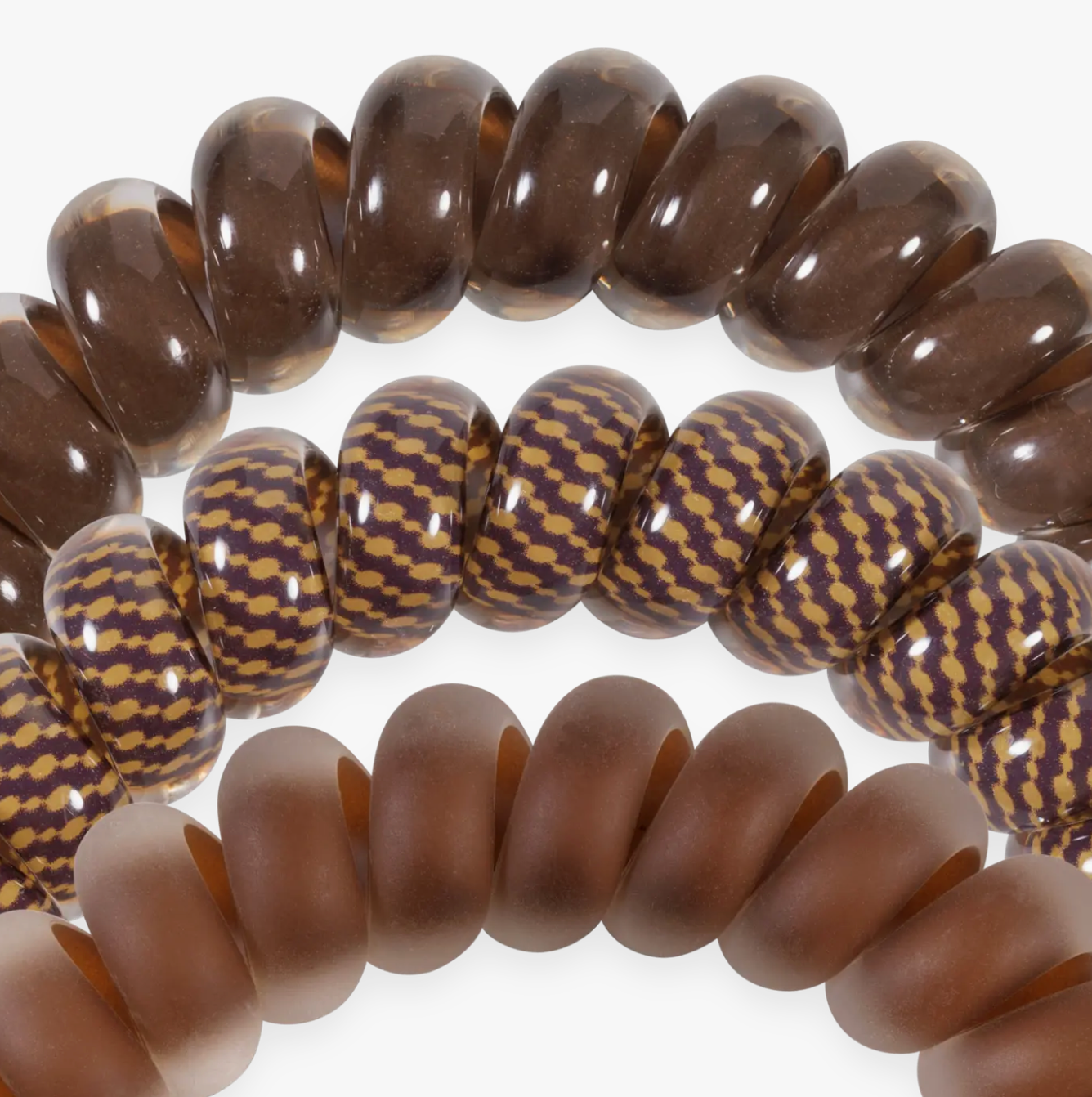 Spiral Hair Coils/Ties - Morning Brew