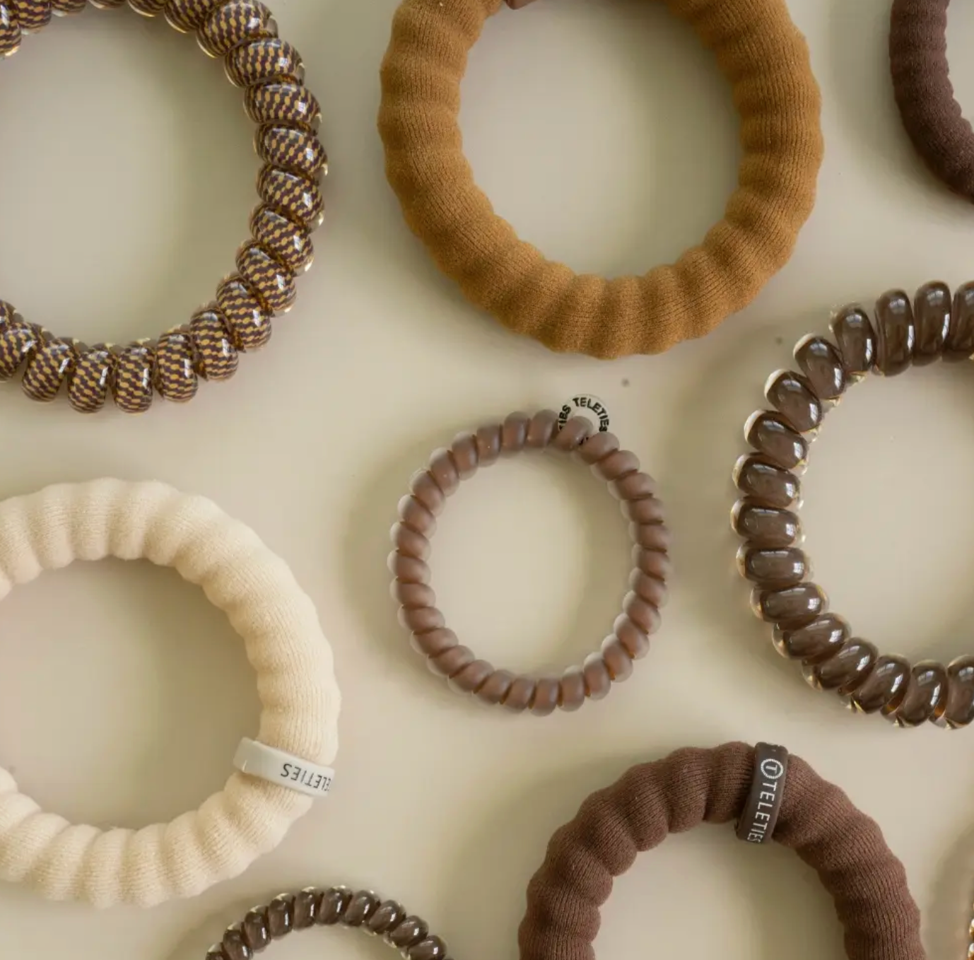 Spiral Hair Coils/Ties - Morning Brew