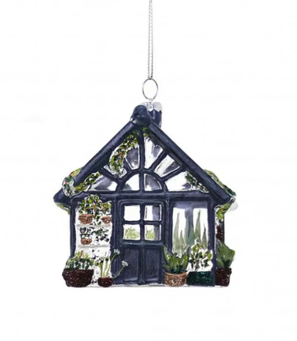 Black Greenhouse Ornament