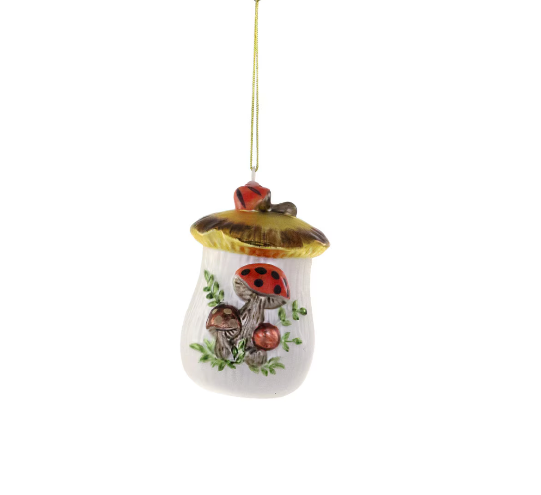 Mushroom Cookie Jar Ornament