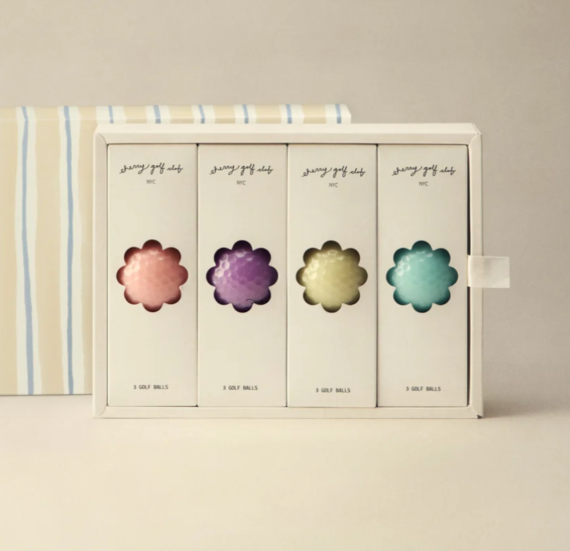 Pastel Multi Color Golf Ball Set