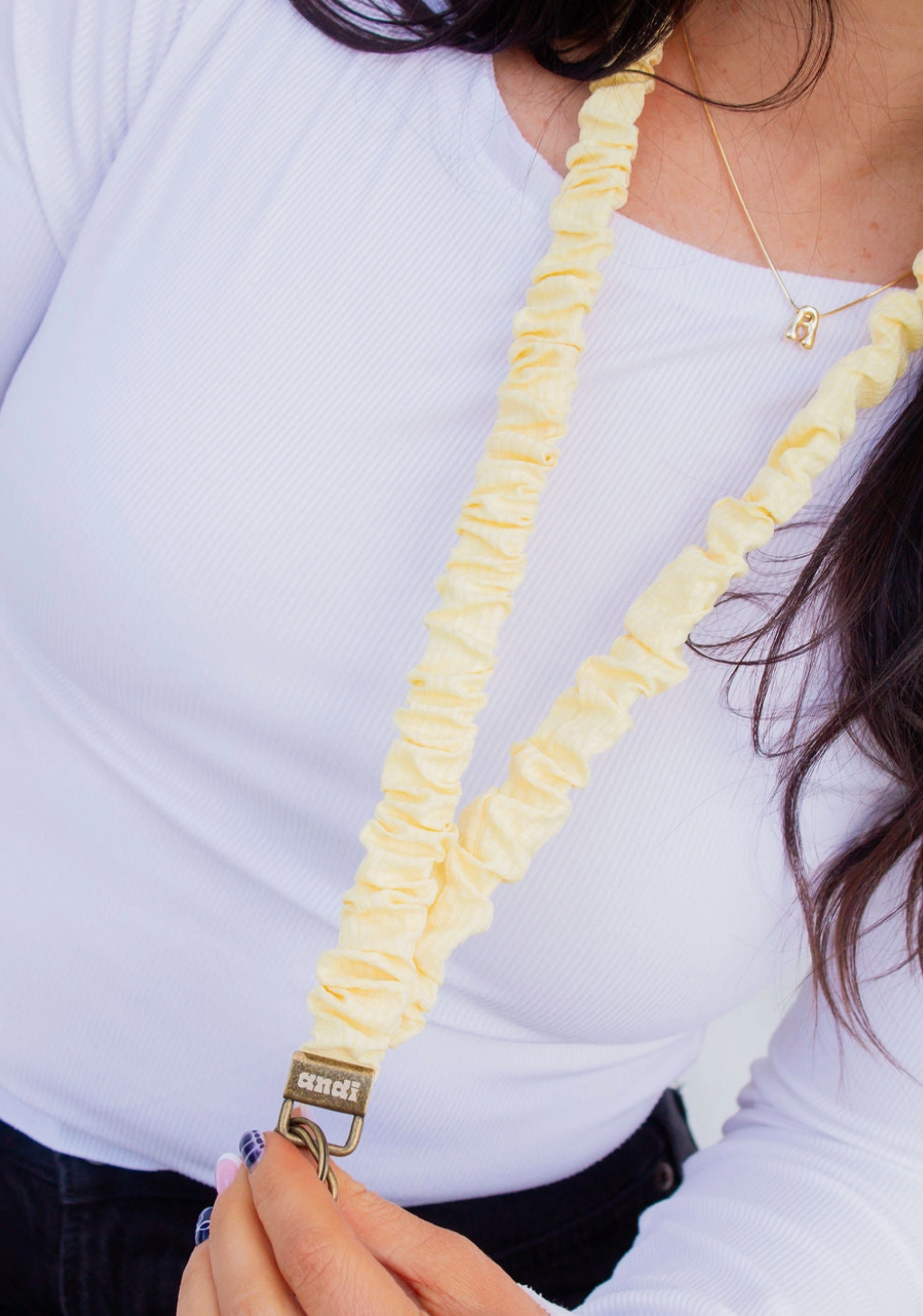 Butter Yellow Lanyard