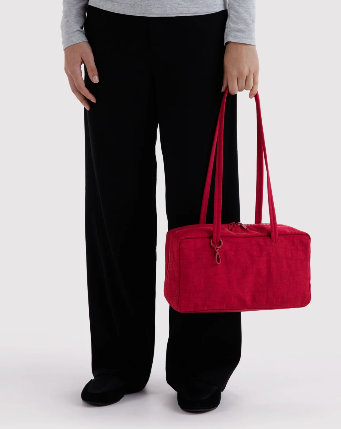 Baggu Nylon Bowler Bag - Cherry