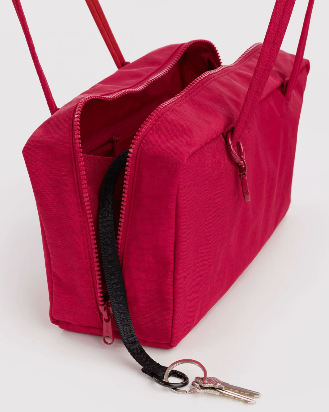 Baggu Nylon Bowler Bag - Cherry