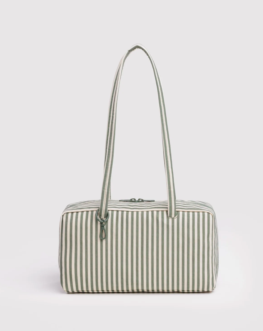 Baggu Nylon Bowler Bag - Sage Stripe
