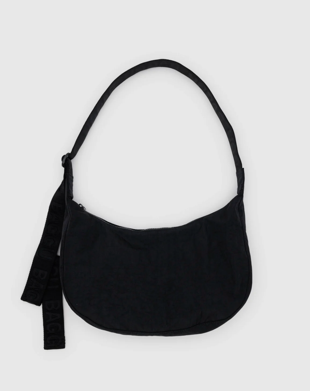 Baggu Medium Nylon Crescent Bag - Black