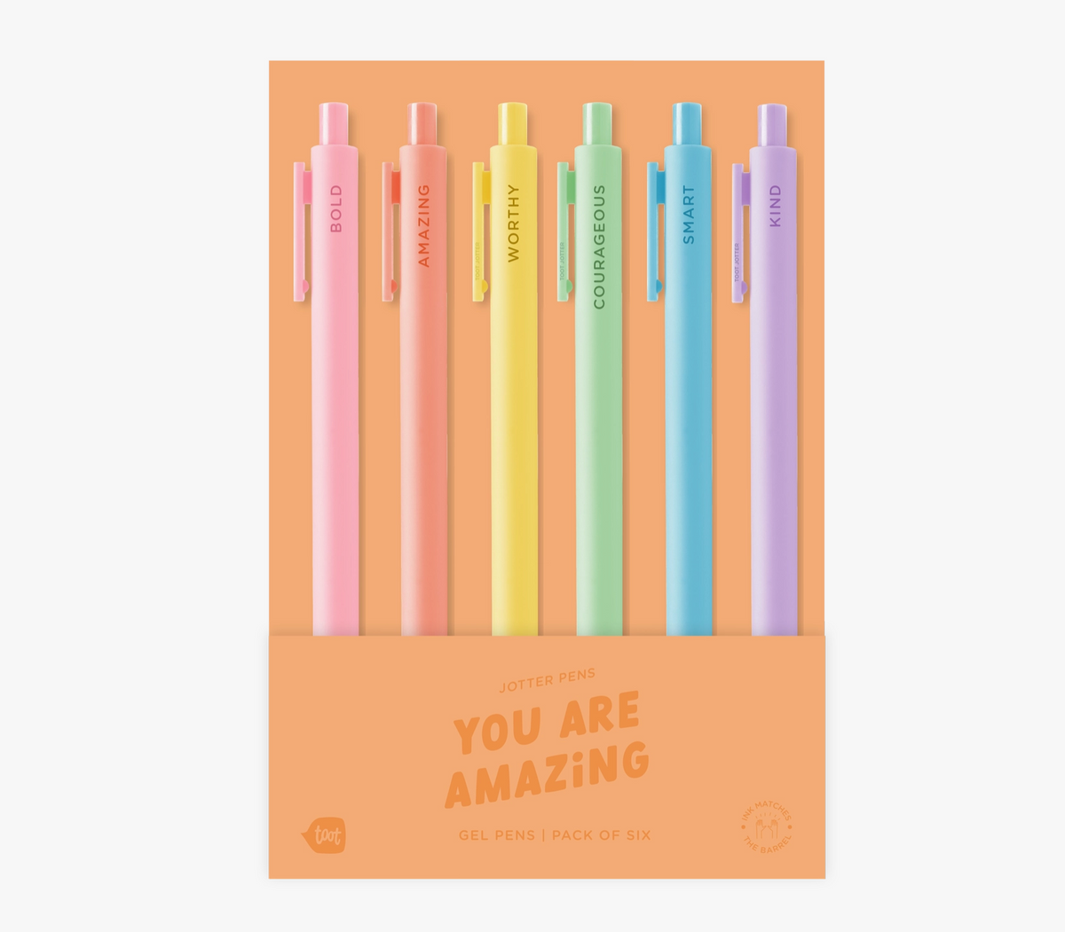 You Are Amazing Jotter Set - 6 Pack