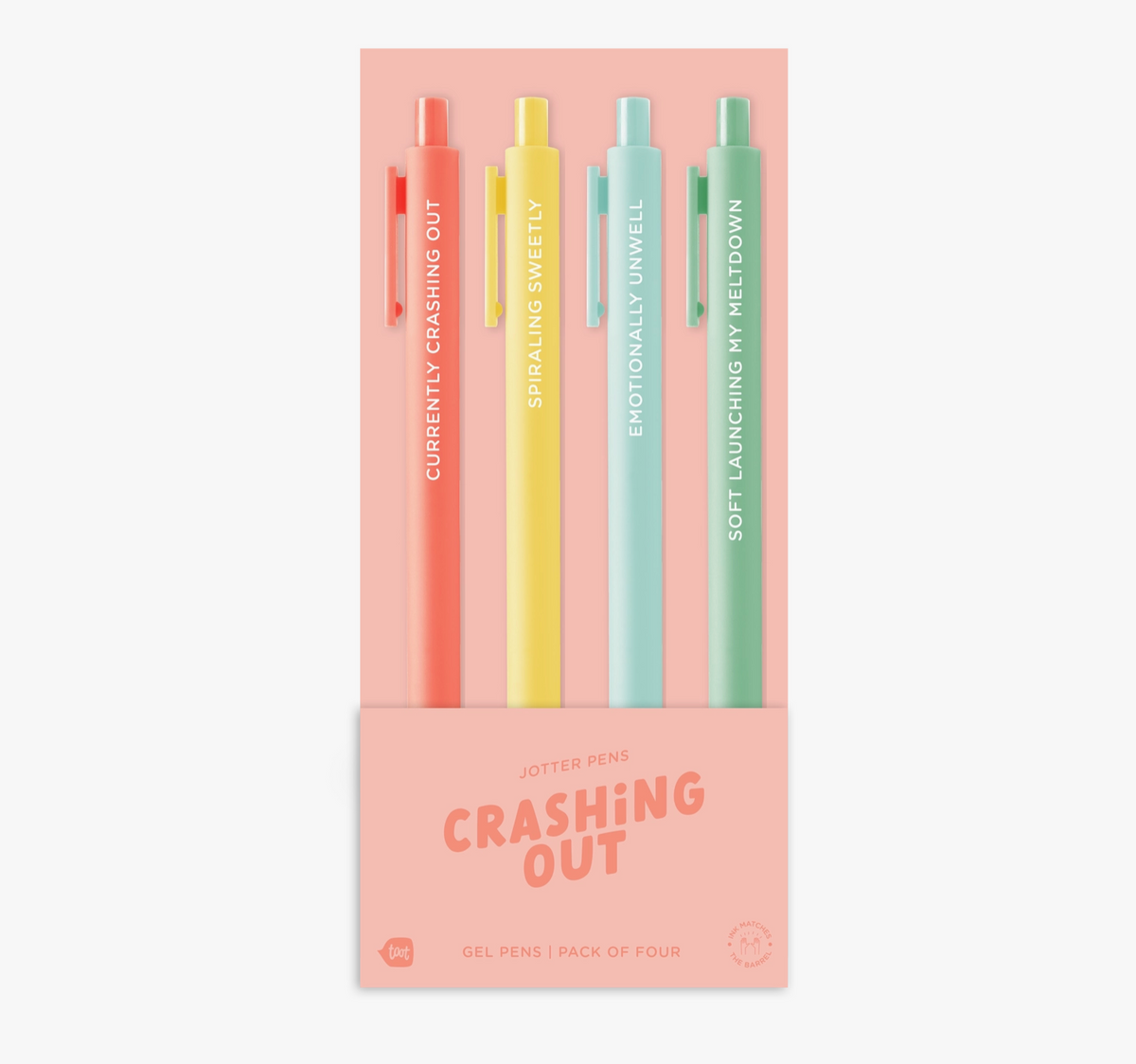 Crashing Out - Jotter Pens