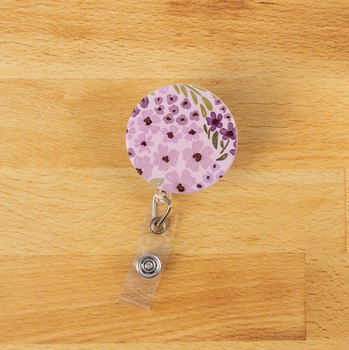Floral Badge Reels - Lilac Floral