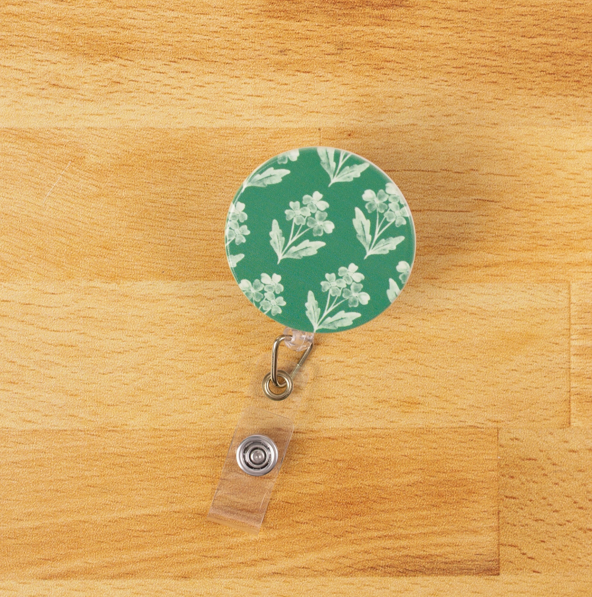 Floral Badge Reels - Forget Me Nots Sage