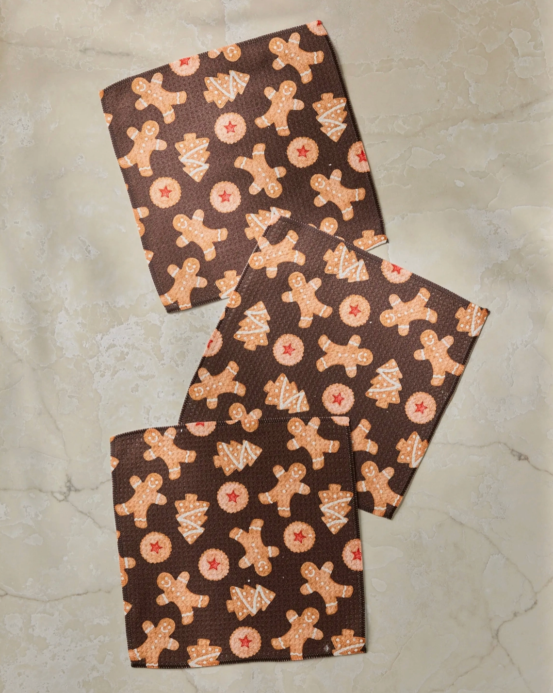 Holiday Cookies Dishcloth Set