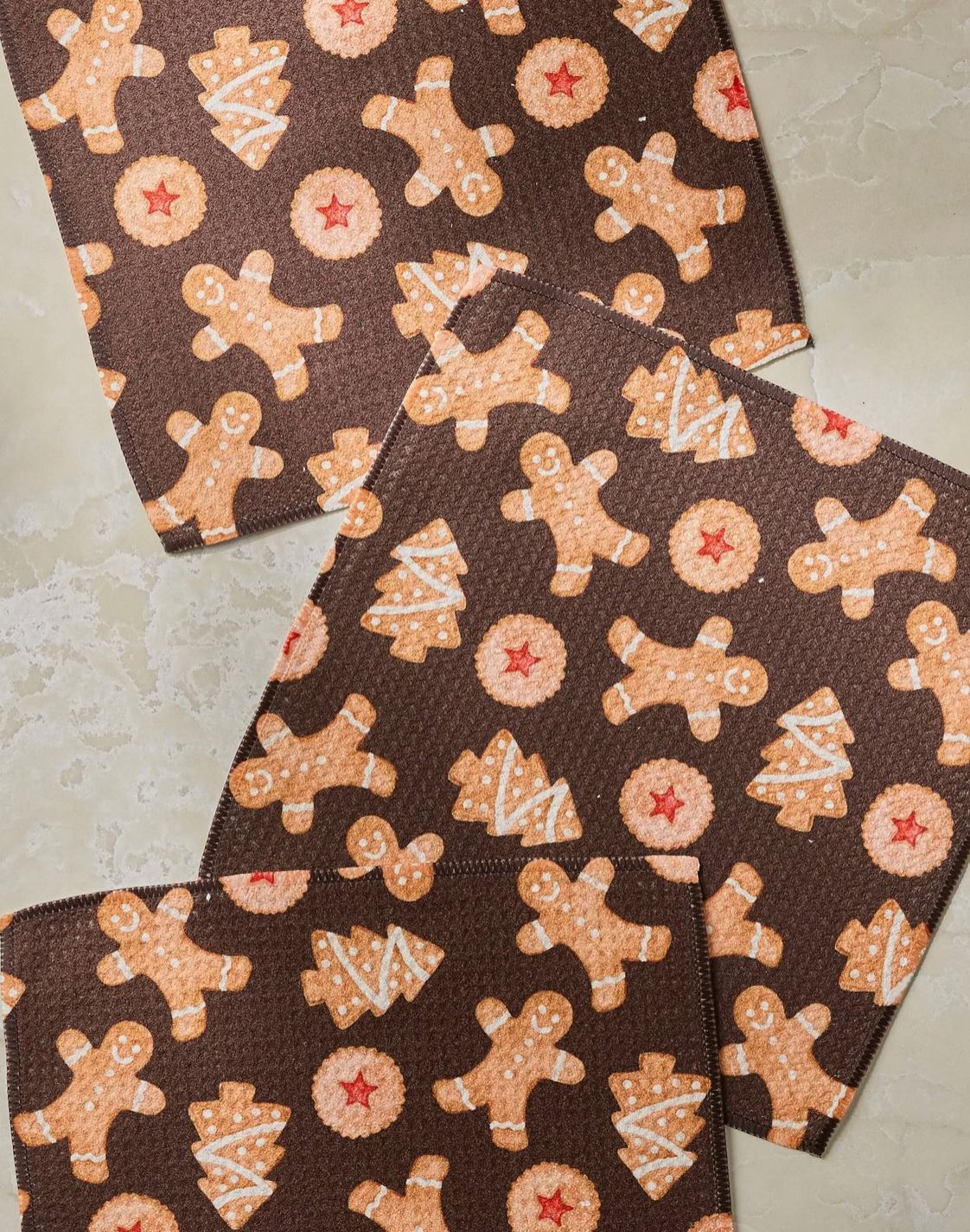 Holiday Cookies Dishcloth Set