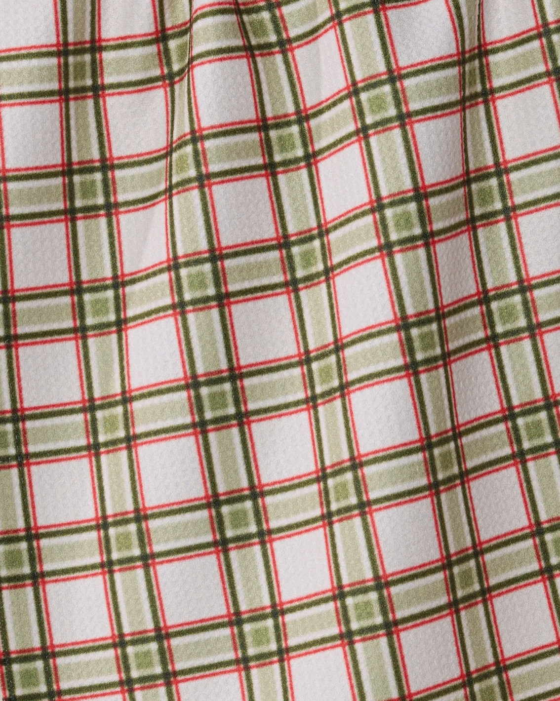 Stocking Plaid Tea Towel