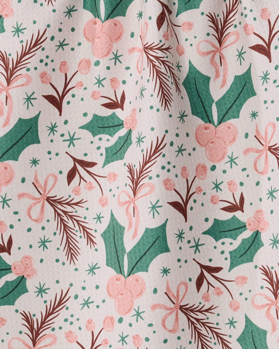 Sugarplum Florals Tea Towel - Ivory