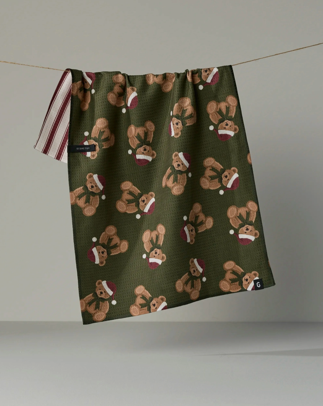 Christmas Bear Luxe Kitchen Towel