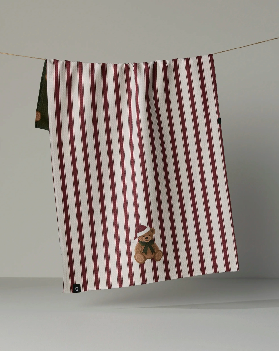 Christmas Bear Luxe Kitchen Towel