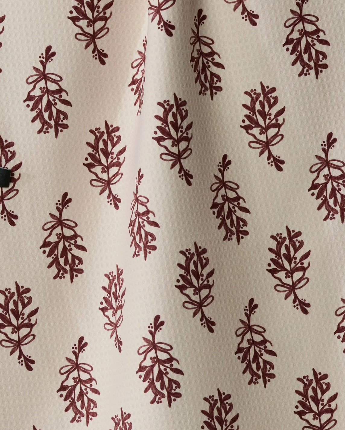 Festive Cranberry Luxe Kitchen Towel