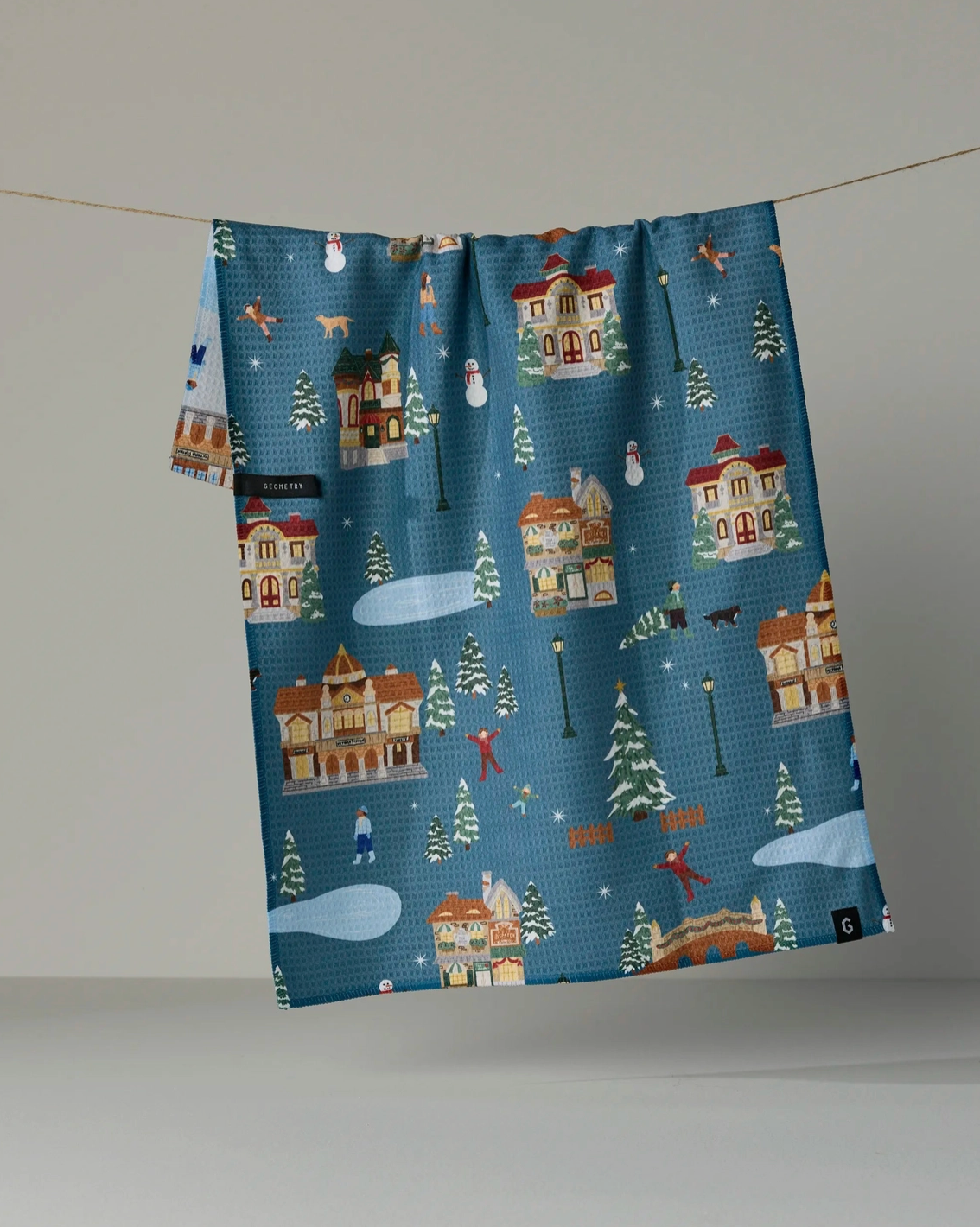 Holiday Nostalgia Luxe Kitchen Towel
