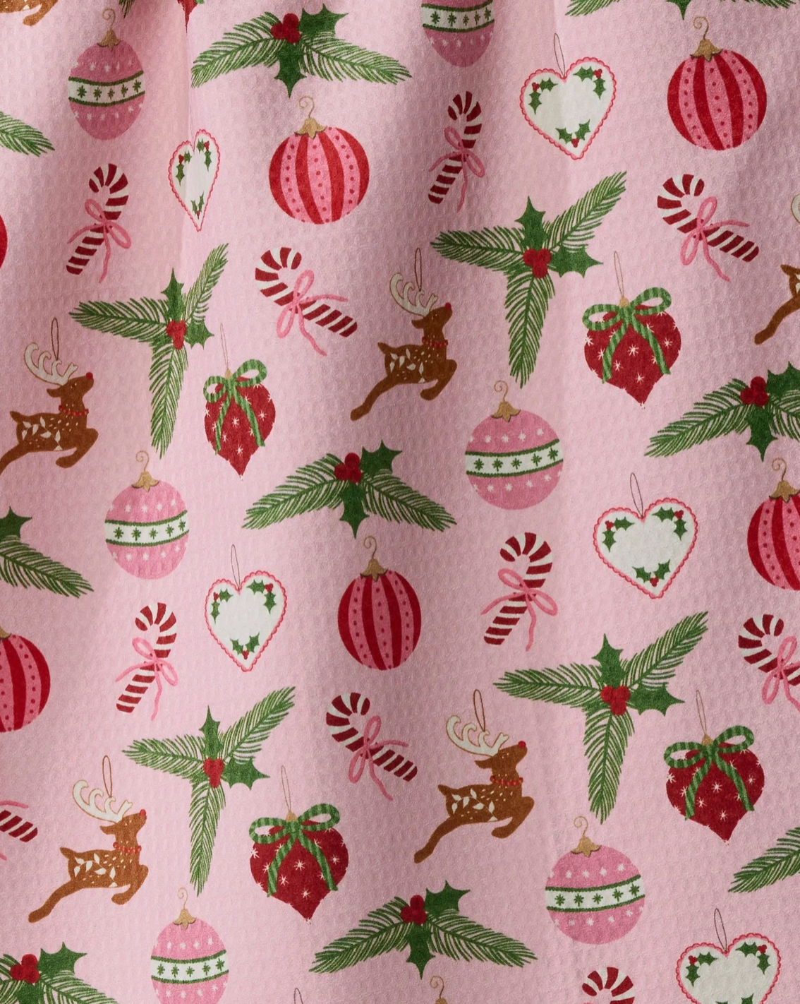 Pink Tidings Luxe Kitchen Towel